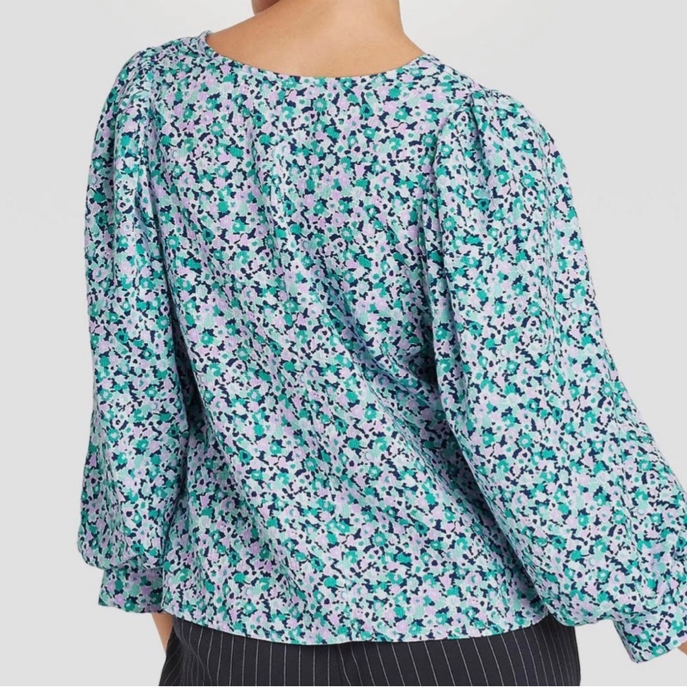Target; A New Day; Aqua with florals; Size small.